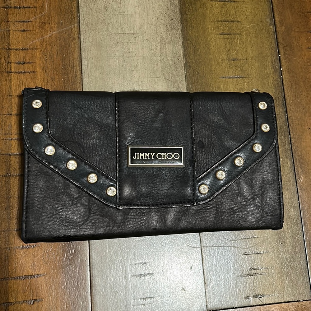 Designer Luxury Choo Inspired Clutch with Removable Chain Strap